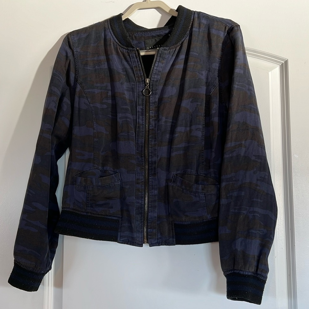 sanctuary camo zip up jacket